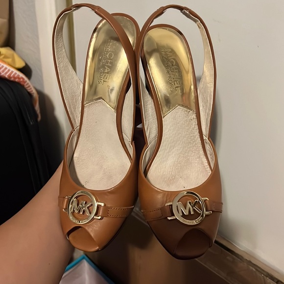MICHAEL Michael Kors Shoes - Michael Kors wedge sling backs